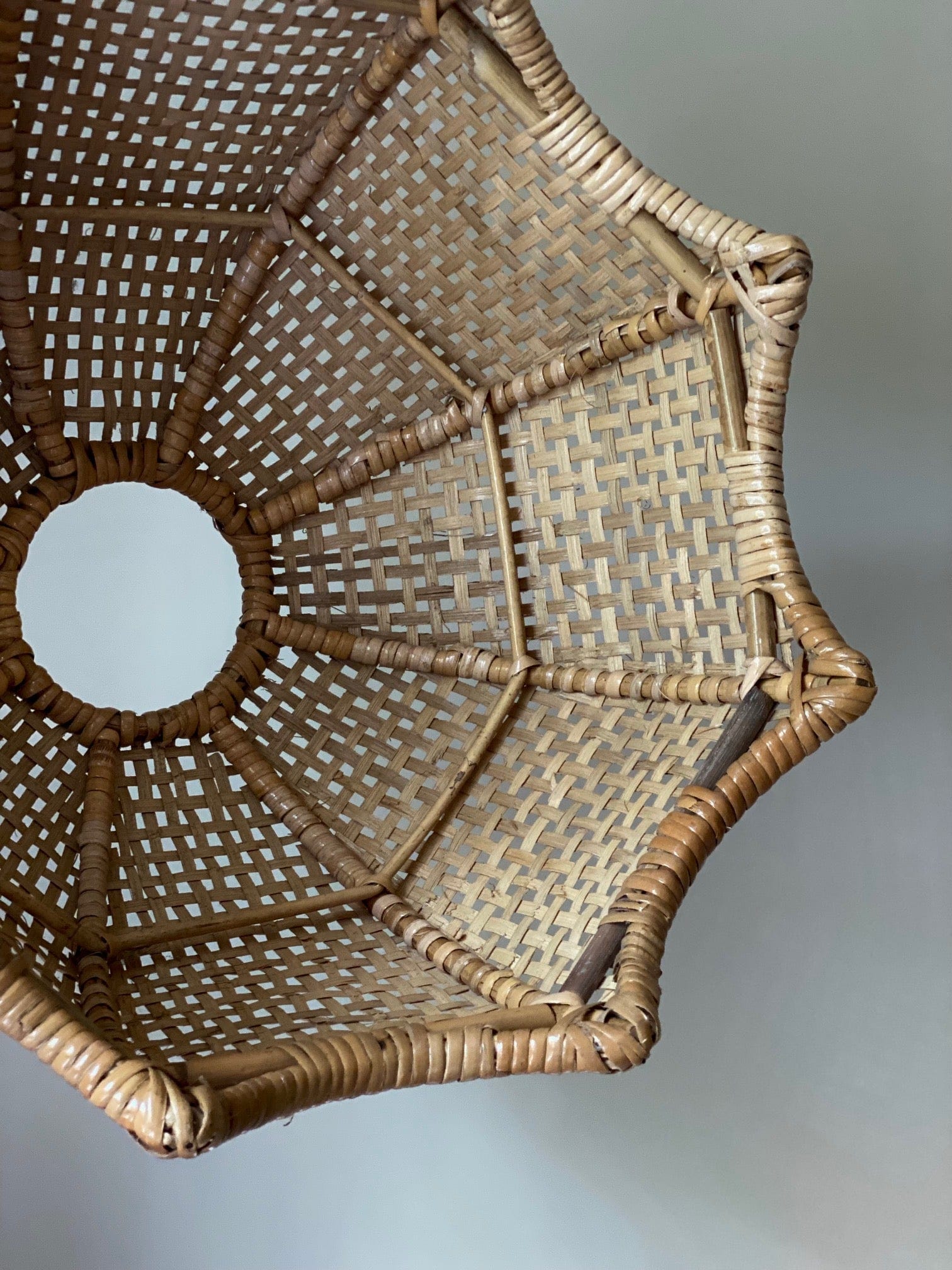 KEPT London Stock Woven wicker pendant lampshade