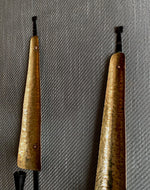 Load image into Gallery viewer, KEPT London Stock Wrought iron and hammered brass wall sconces
