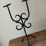Load image into Gallery viewer, KEPT London Stock Wrought iron double candle holder
