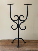 Load image into Gallery viewer, KEPT London Stock Wrought iron double candle holder
