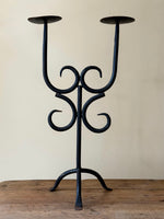 Load image into Gallery viewer, KEPT London Stock Wrought iron double candle holder
