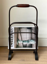 Load image into Gallery viewer, KEPT London Stock Wrought iron magazine rack
