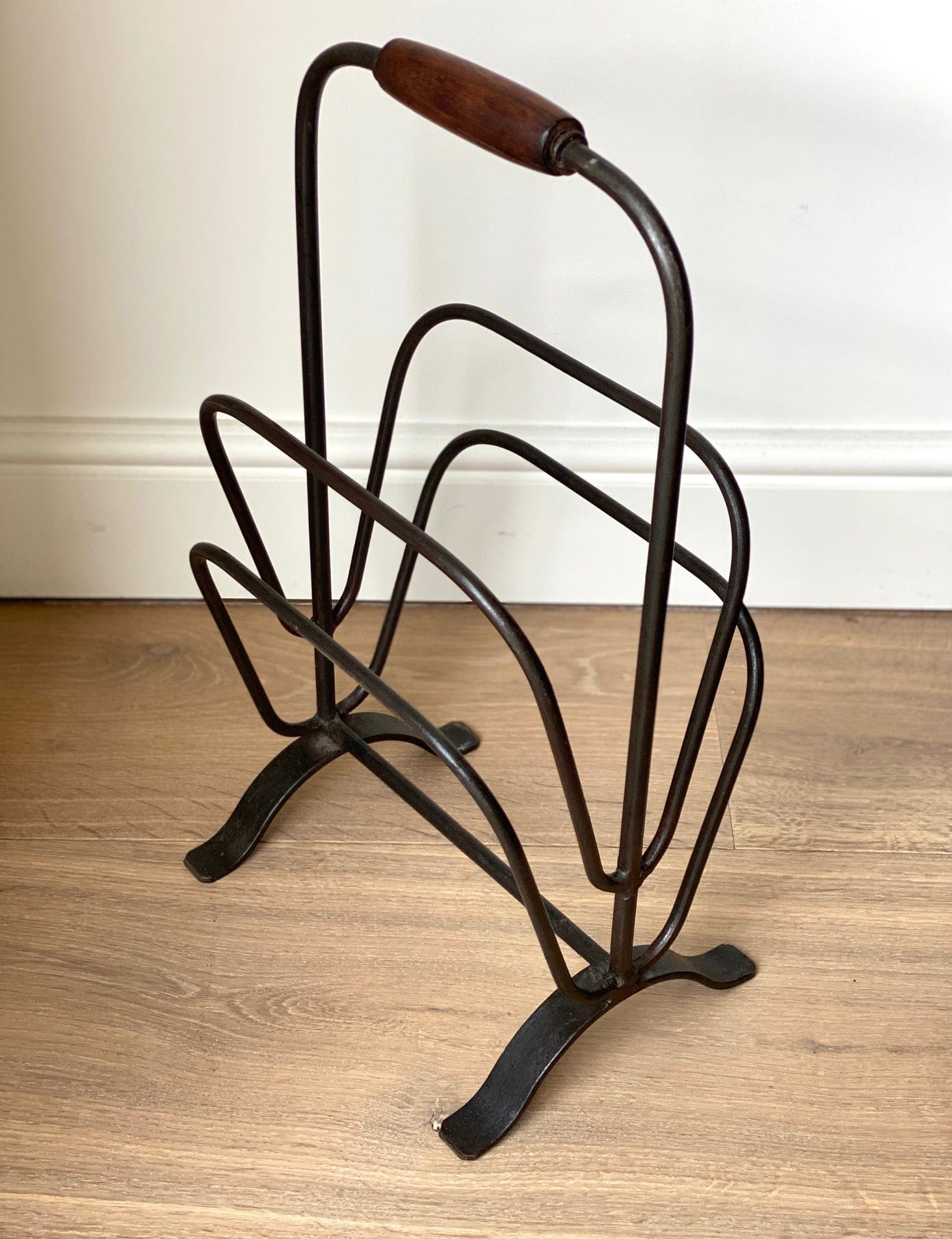 KEPT London Stock Wrought iron magazine rack