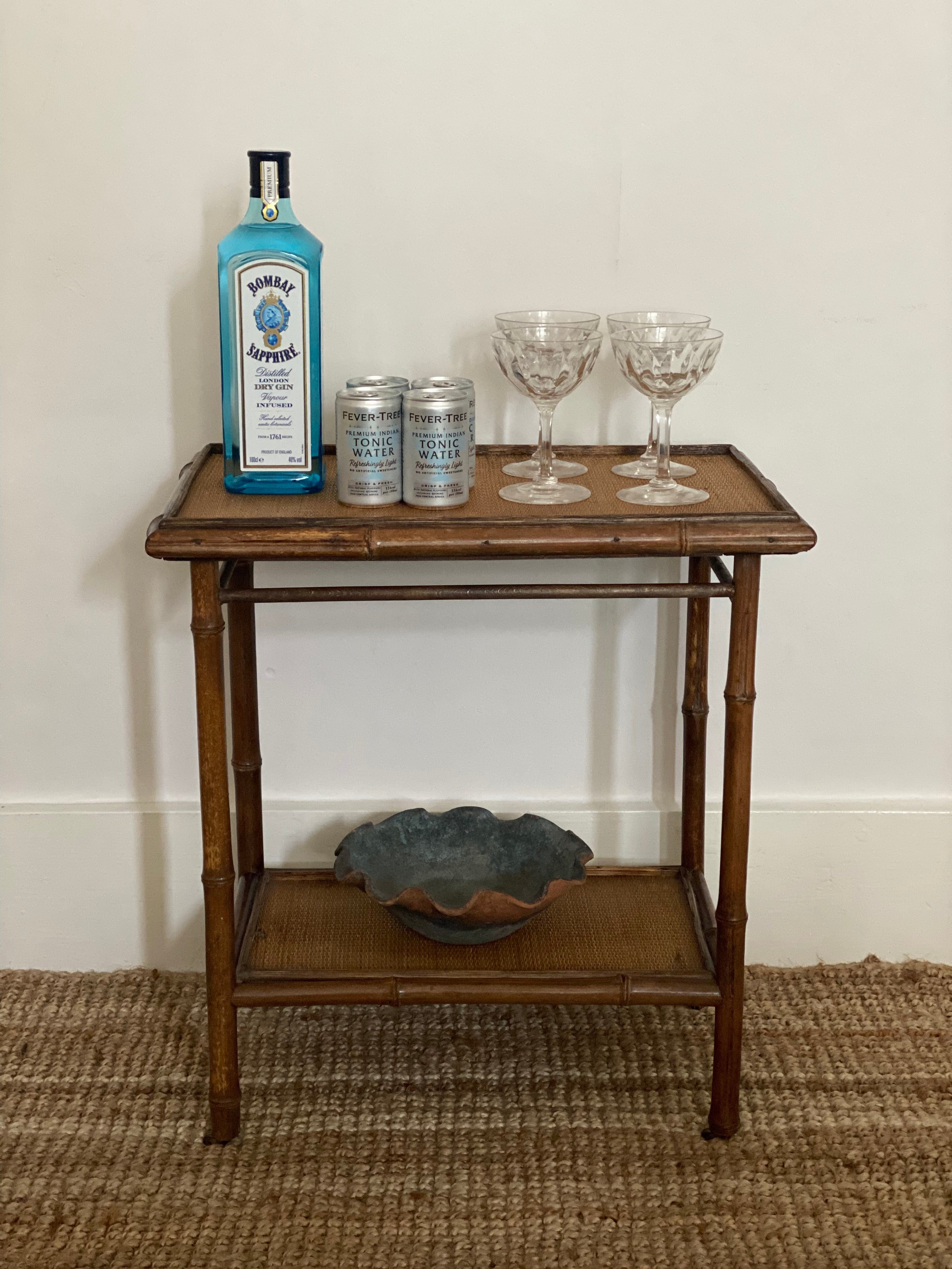 KEPT London Stock Bamboo side table