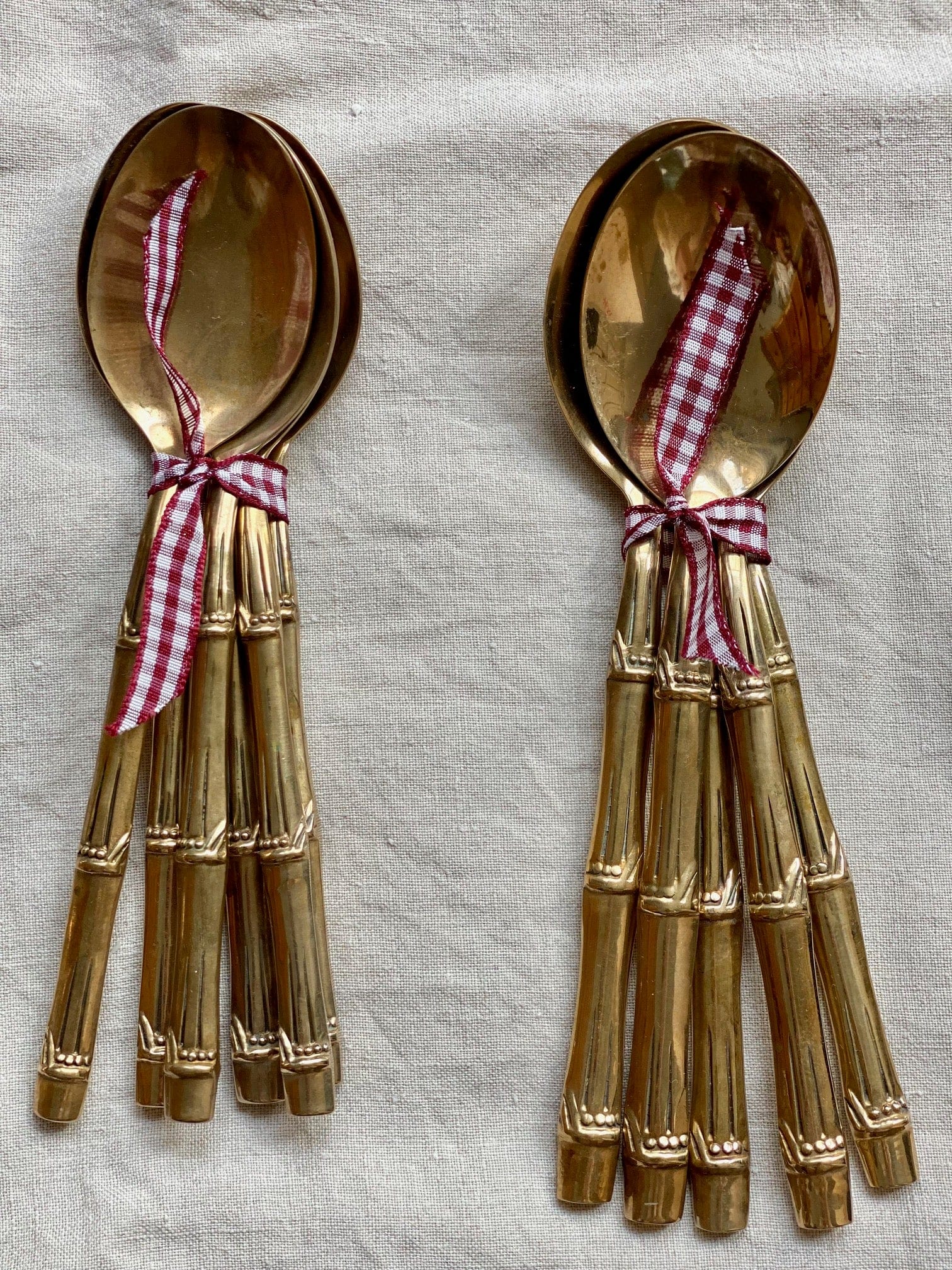KEPT London Brass faux bamboo cutlery