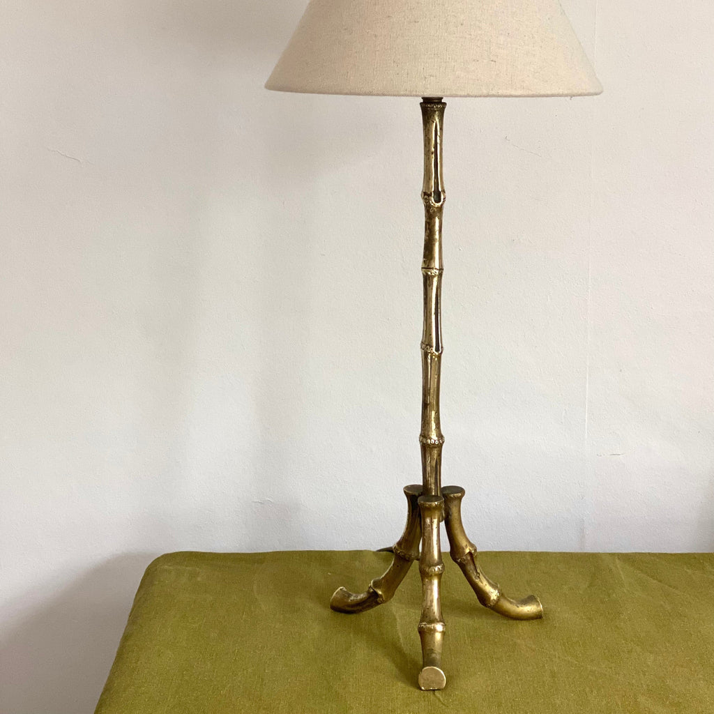 Kept London Stock *Brass faux bamboo lamp