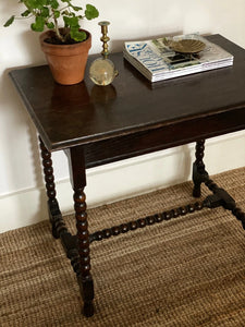 KEPT London Edwardian bobbin side table