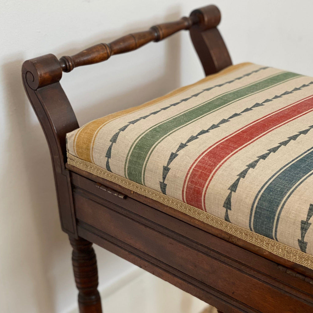 Kept London Stock *Edwardian dressing table stool