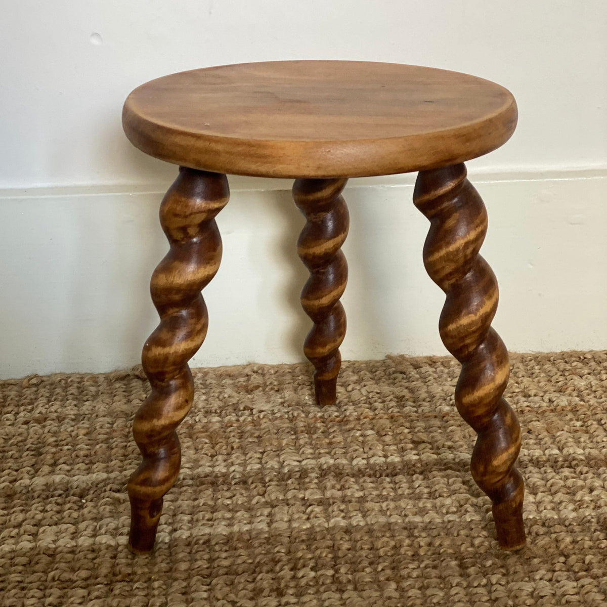 French twisted leg stool – KEPT London