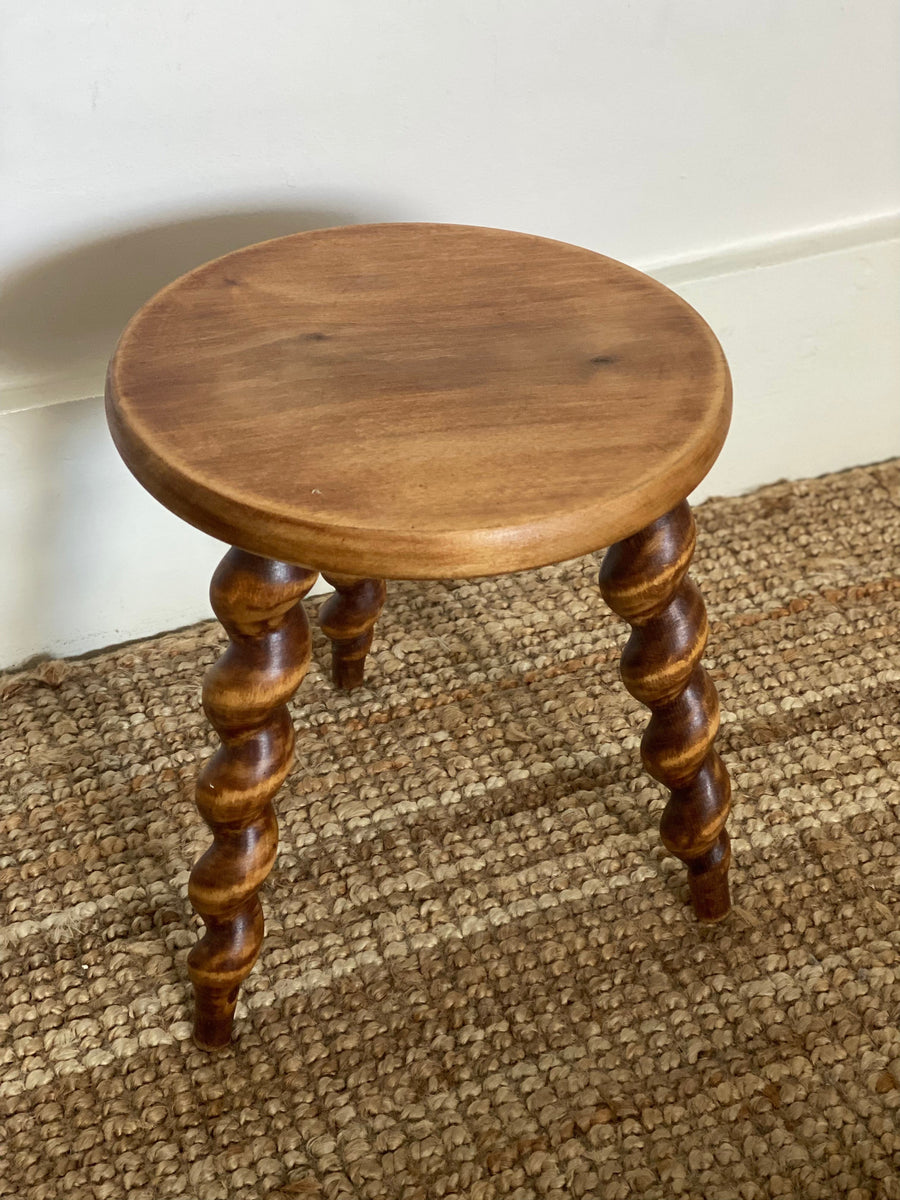 French twisted leg stool – KEPT London