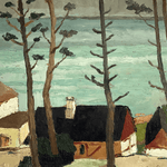 Load image into Gallery viewer, Kept London Stock *Houses with seascape, by Eric Cederberg
