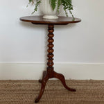 Load image into Gallery viewer, Kept London Stock *Mahogany bobbin oval side table
