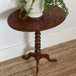 Load image into Gallery viewer, Kept London Stock *Mahogany bobbin oval side table
