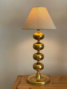 Kept London Stock *Pair of brass bobble lamps