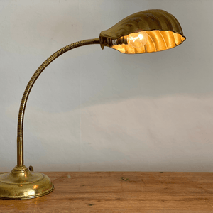 Kept London Stock *Shell brass lamp