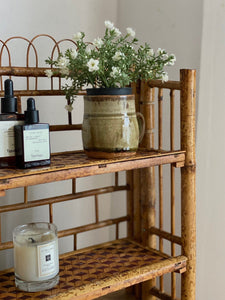 KEPT London Tiger bamboo folding patterned shelves