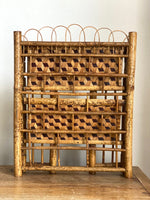 Load image into Gallery viewer, KEPT London Tiger bamboo folding patterned shelves
