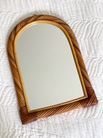 Load image into Gallery viewer, KEPT London Twisted wicker arched mirror
