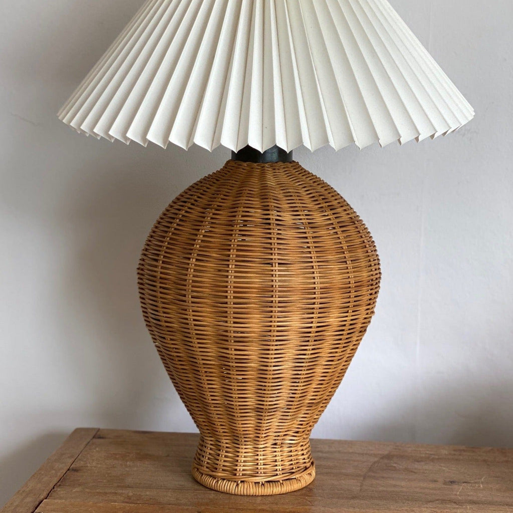 KEPT London Wicker table lamp